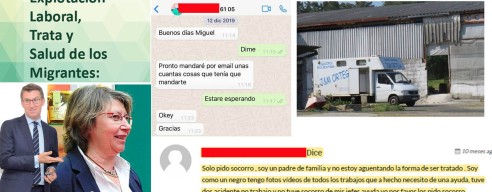 Una familia de inmigrantes de Brasil denuncian Explotación Laboral Trata y contra la Salud de los Migrantes en la finca familiar de Rosa Quintana en Brión.